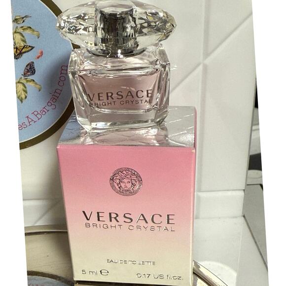Versace Bright Crystal Eau de Toilette - 5 mL - NEW in BOX - Picture 1 of 3